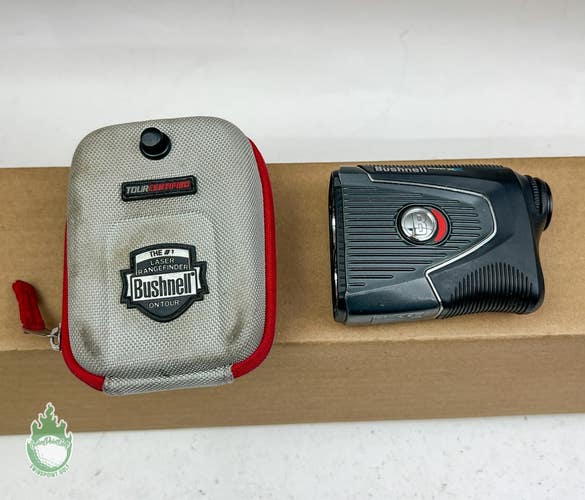 Used Bushnell Pro XE Laser Rangefinder Black With Slope and Case