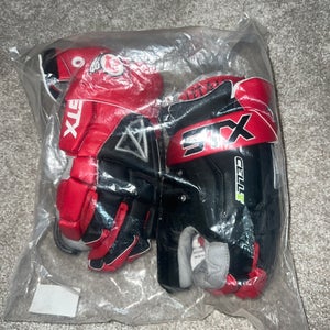 University of Utah STX Cell V Lacrosse Goalie Gloves (New)