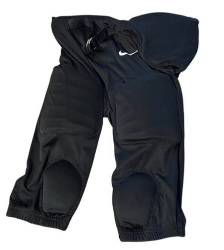 Nike Youth Integrated Football Pants Size M Black Padded Practice Pants