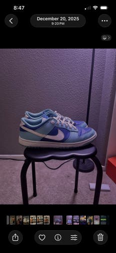Baby blue Argon Dunks (low)