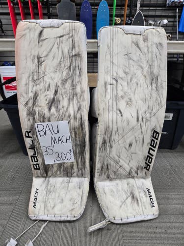 Bauer Mach Goalie pads large 35" (Used)
