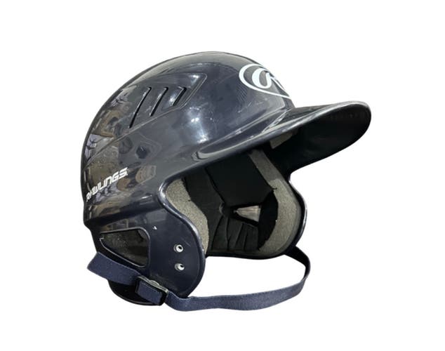 Rawlings Baseball Batting Helmet Blue Adjustable 6 1/4-6 7/8 Youth