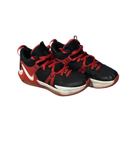 Nike LeBron Witness 7 Bred Youth Size 6Y Black Red Basketball Shoes Sneakers