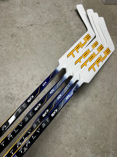 4 Pack 25.5” Paddle Senior True Catalyst 9x3 Goalie Stick Pro Stock