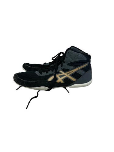 Used Asics Matflex Mens 6 Wrestling Shoes Black 11692-s000151779