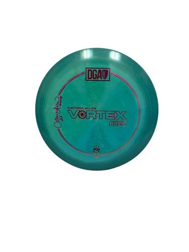 Used Dga Catrina Allen Vortex 176g Disc Golf Driver Teal 11692-s000151854