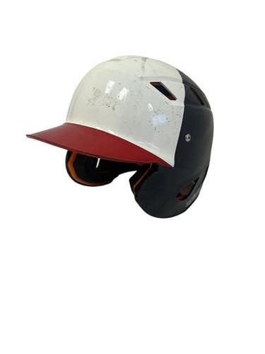 Used Schutt Sr Osfm Batting Helmet White Red Navy 11692-s000151900