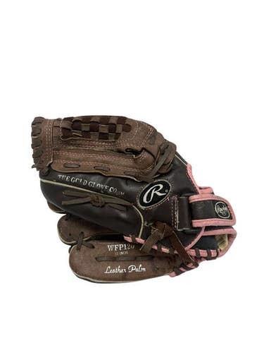 Used Rawlings Wfp120 Lh Throw 12" Fastpitch Gloves Brown 11692-s000151936