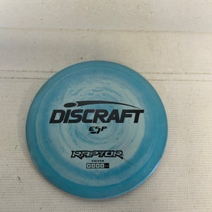 Used Discraft Raptor Esp Disc Golf Driver Carolina Blue 11823-s000038966