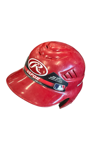 Used Rawlings Batting Helmet Batting Helmet No Mask Red S M 11682-s000133682