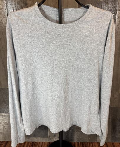 Hollister Women's Gray Long Sleeve Cotton Shirt Size L