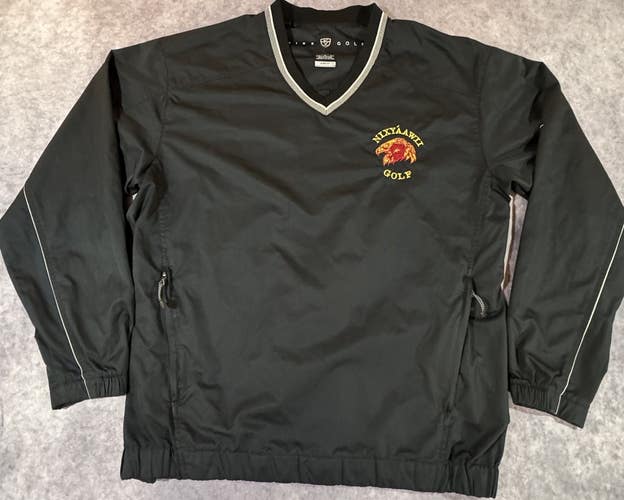 Nike Golf Nixyaawii Men's Black Pullover Jacket Medium Climafit