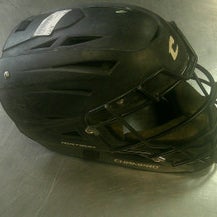 Used Champro Air Tech Catchers Helmet W Mask Black Md 11868-s000069034