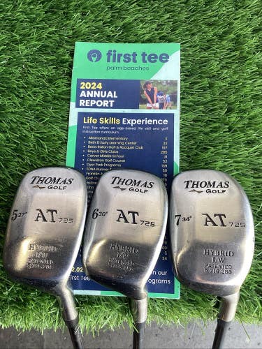 Thomas Golf AT 725 Hybrids Set 5-6-7 With Regular Graphite Shafts