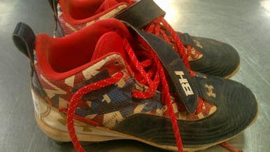 Used Under Armour Bryce Harper Bb Sb Cleats Navy Blue Junior 02 11868-s000068331