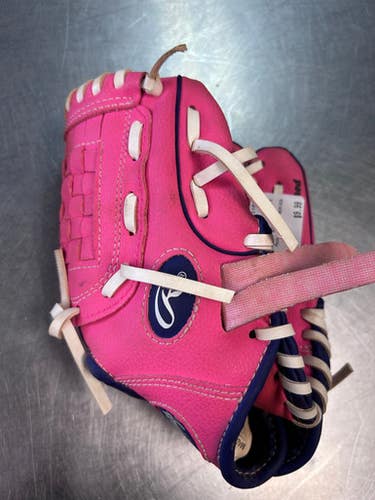 Used Rawlings Player Series Bb Sb Glove Rh Throw Pink 9" 11868-s000069603