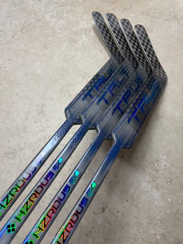 4 PACK 25” Paddle Senior True 9X4 Hzrdus Goalie Stick Pro Stock
