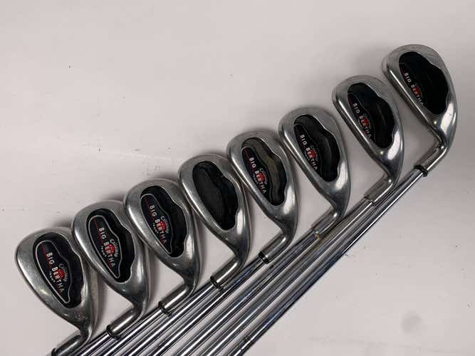 Callaway Big Bertha 2004 Iron Set 4-PW+GW Big Bertha Uniflex Steel Mens RH
