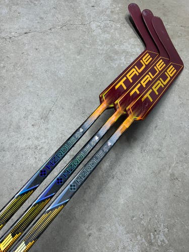3 Pack 25” Paddle Senior True 9X4 Hzrdus Goalie Stick Pro Stock