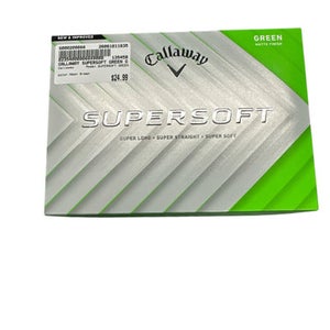 New Callaway Supersoft Green 12 Pack - Golf Balls Neon Green 11835-s000209110