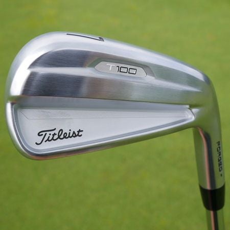 Men's Titleist T100 Left Hand Iron Set Stiff Flex (Used)