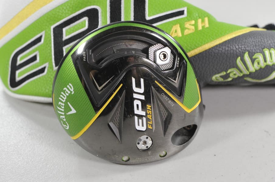 LEFT HANDED Callaway Epic Flash Sub Zero 10.5* Driver HEAD ONLY