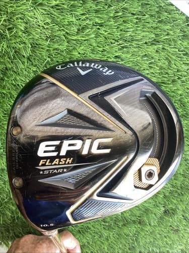 Callaway Epic Flash Star Lefthanded LH Driver 10.5* Regular Graphite Shaft 43