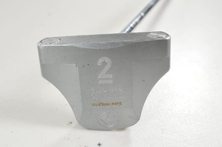 Guerin Rife Two Bar Mallet 34" Putter Right Steel #219364