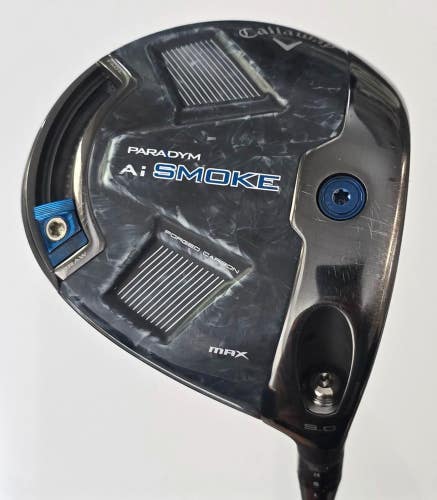 Callaway Paradym Ai Smoke Max Driver 9* Fujikura Ventus Blue 6-S