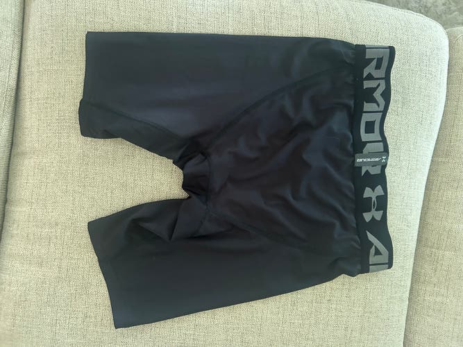 Black Large Men's Under Armour Compression (New)