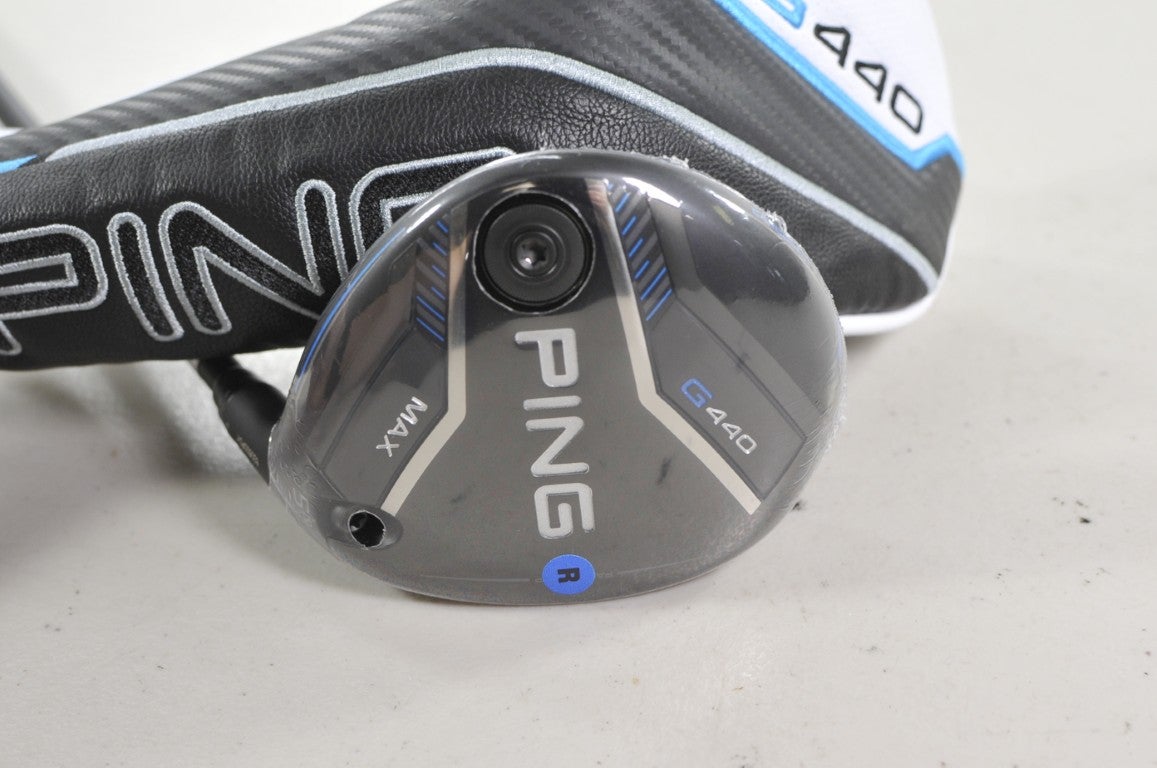 PING G440 Max Fairway 19 5 Wood TOUR 2.0 Chrome Stiff Flex +Cover