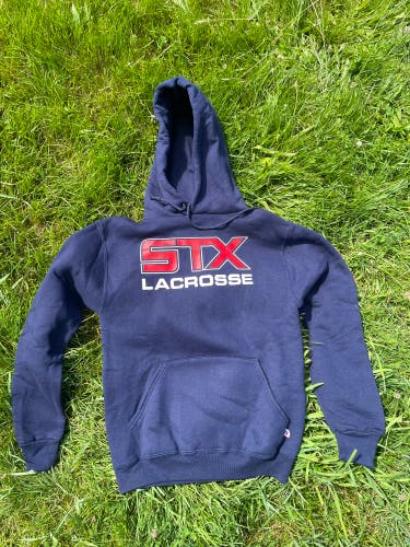 Blue vintage stx lacrosse Adult Unisex Small Russell Athletic Sweatshirt (Used)