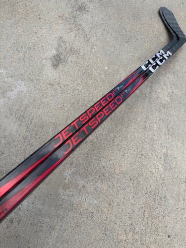 2 Pack CCM JETSPEED FT7 PRO Pro Stock Hockey Stick Grip P90 80 Flex Left 9992