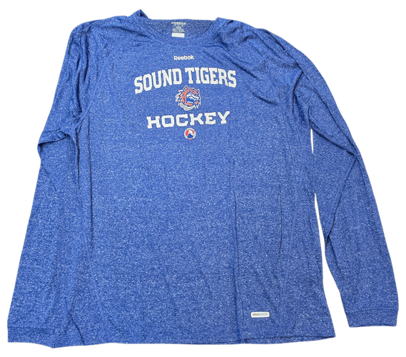 Brideport Sound Tigers Reebok long sleeve T-Shirt Adult XL (15811)