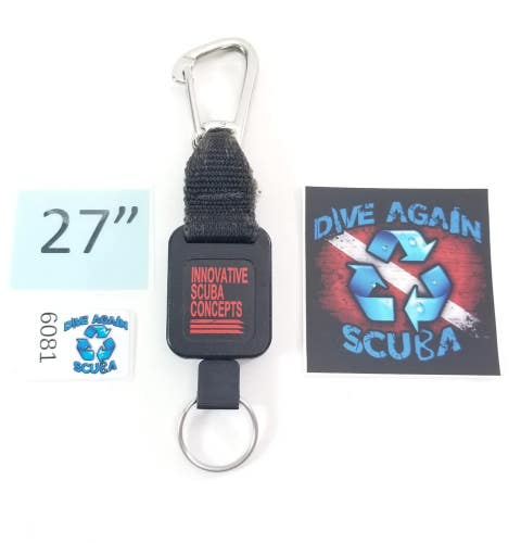 Gear Keeper 27" Innovative Scuba Concepts Retractor Dive Console Computer  #6081
