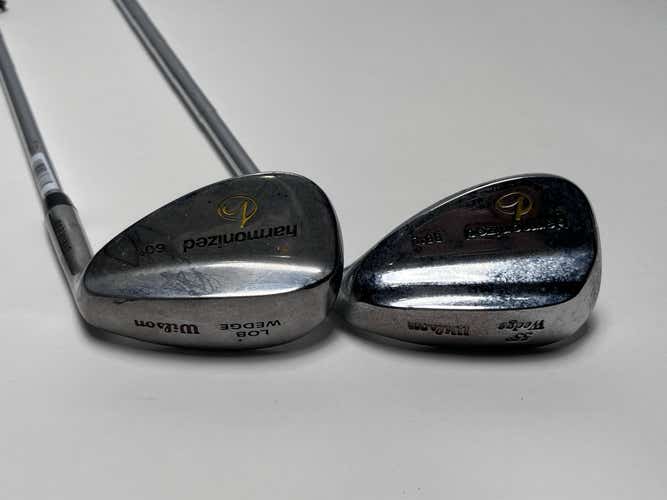 Wilson Harmonized Wedge Set 55* 60* Wedge Steel Mens RH