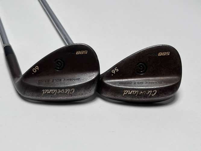 Cleveland 588 DSG RTG Wedge Set 56* 60* Wedge Steel Mens RH