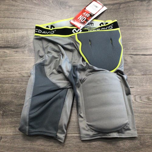 Small Adult McDavid Rival Hard Shell Girdle Gray (New)