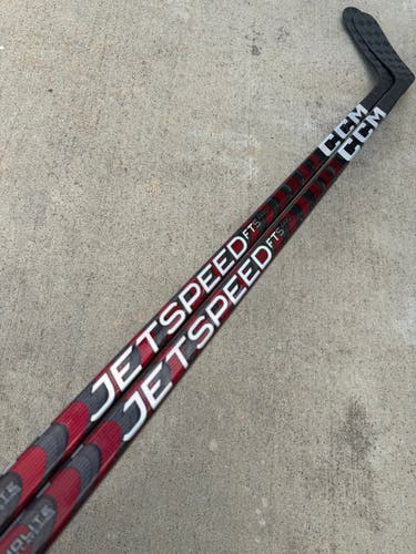 2 Sticks CCM JetSpeed FT5 Pro Stock Hockey Stick Grip P90 80 Flex Left 9914