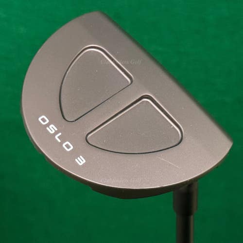 Ping PLD OSLO 3 Gunmetal Milled 35" Flow-Neck Mallet Putter Golf Club