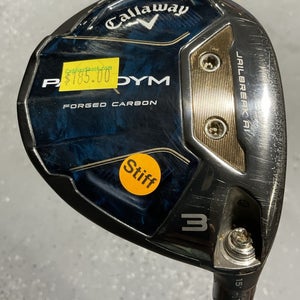 Callaway PARADYM 15 #3 Fairway Wood 42.5" TENSEI AV SERIES 75 Stiff Flex USED