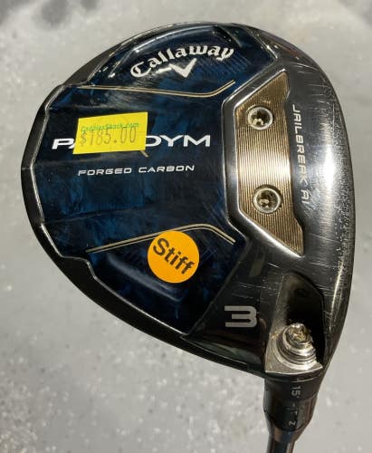 Callaway PARADYM 15 #3 Fairway Wood 42.5" TENSEI AV SERIES 75 Stiff Flex USED