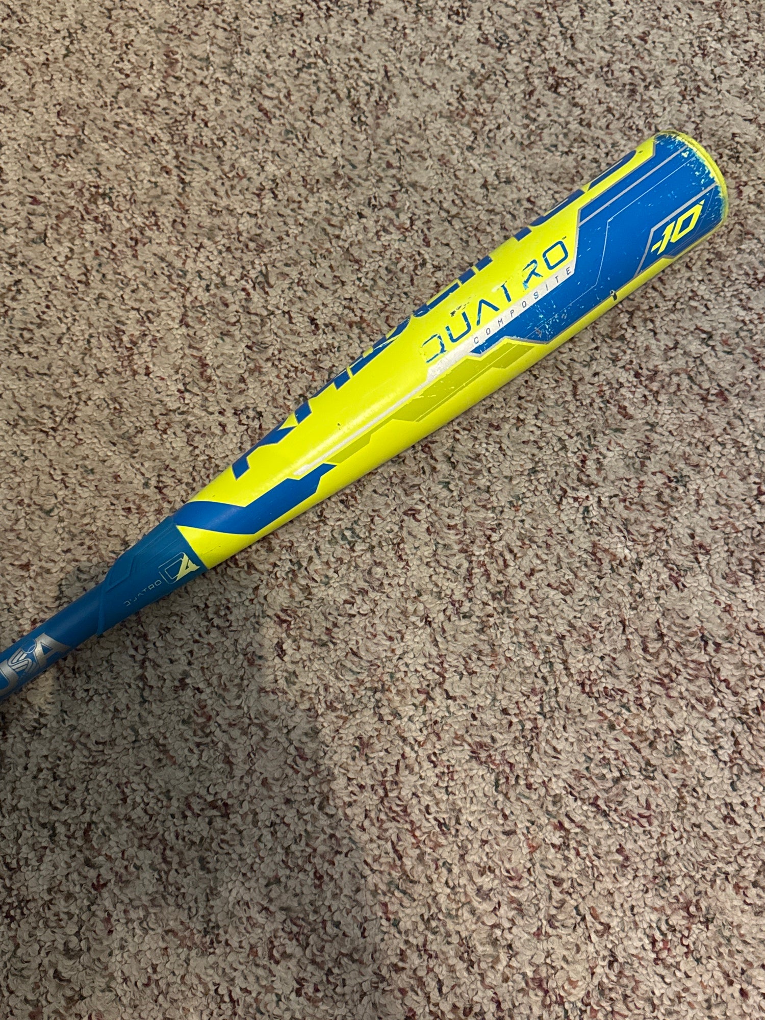 2018 Rawlings Quatro Composite USABat Certified Bat (-10) 20 oz 30