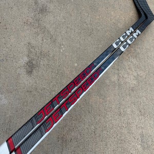 CCM JETSPEED FT6 PRO 2 PACK Pro Stock Hockey Stick Grip P90M 80 Flex Left 2064