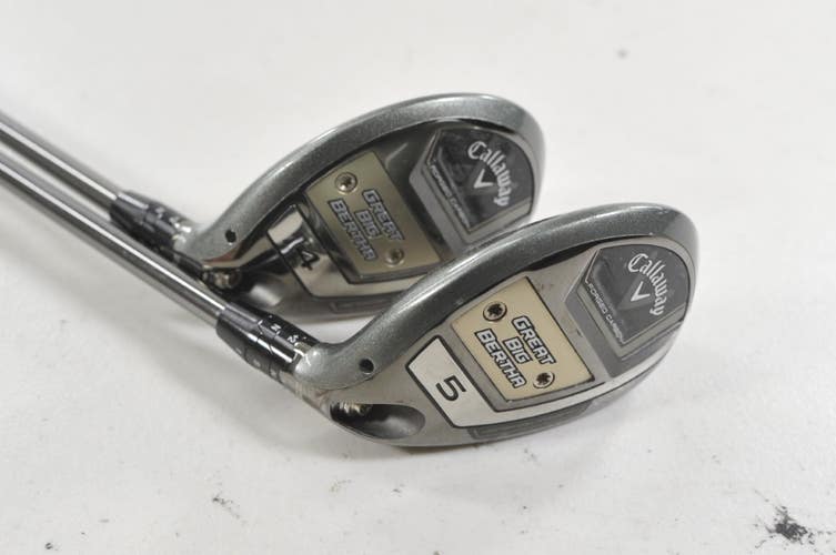 Callaway Great Big Bertha 2023 4 and 5 Hybrid Set Senior Flex Graphite #219511