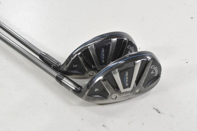Callaway Rogue 3 and 4 Hybrid Set Regular Flex RH Synergy 60g Graphite #220089