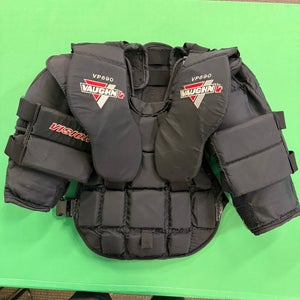Junior Medium Vaughn Vision VP690 Goalie Chest Protector (Used)