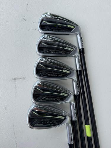Cobra RAD Speed Iron Set 6-PW Catalyst 80 Stiff Flex Standard NICE