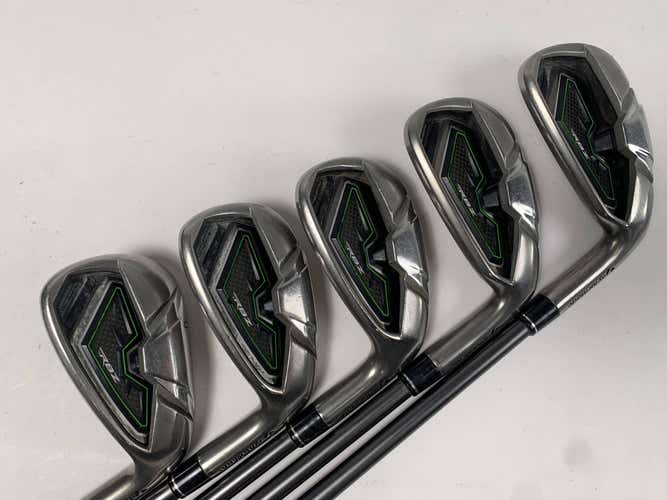 TaylorMade RocketBallz Iron Set 6-PW 65g Stiff Graphite Mens RH