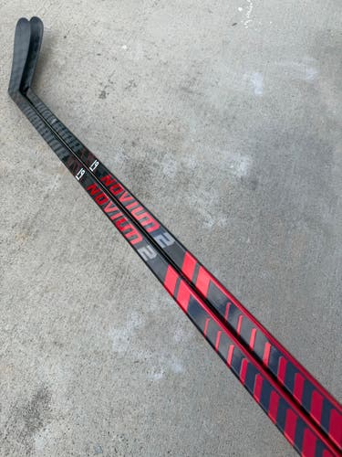 2 PACK Warrior Novium 2 Pro, Pro Stock Hockey Stick Grip 80 Flex P91T Right 2031